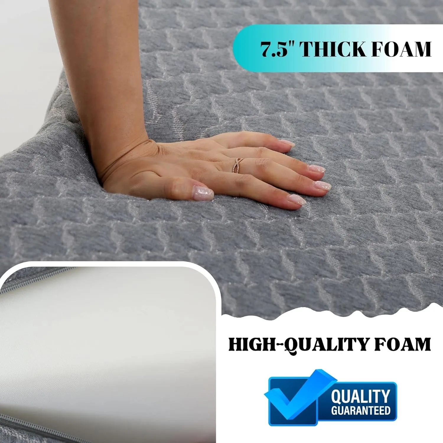 MeMoreCool Mattress Wedge Lifter, Wedge Bed, Mattress Riser, Bed Wedge Under Mattress, Bed Wedge Acid Reflux, King Bed Wedge, Mattress Elevator Wedge