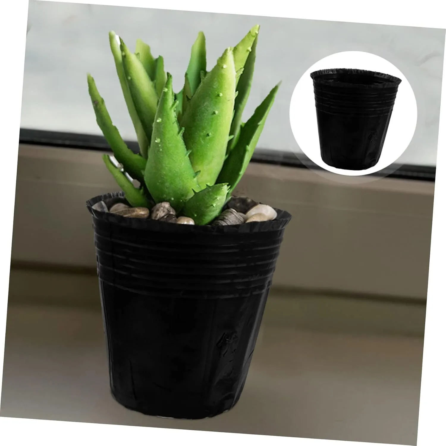 Milisten 300 Pcs Grow Bag Tea Bag Container Vegetables Plant Nursery Bag Supplies Drip Fittings Teapot Mini Collapsible Release Plant Pots Starting Planting Bags Hydroponics Tree or Black