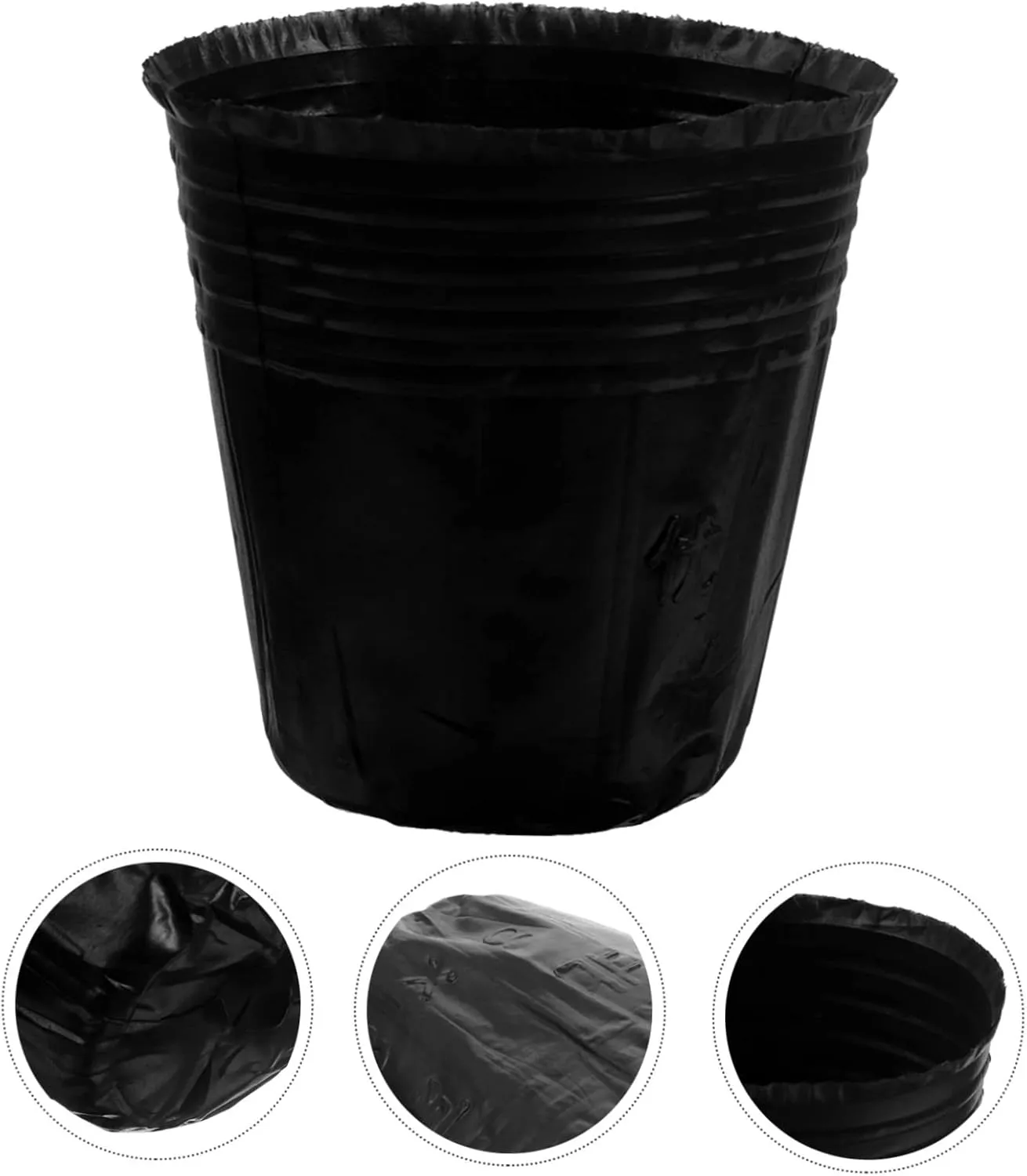 Milisten 300 Pcs Grow Bag Tea Bag Container Vegetables Plant Nursery Bag Supplies Drip Fittings Teapot Mini Collapsible Release Plant Pots Starting Planting Bags Hydroponics Tree or Black