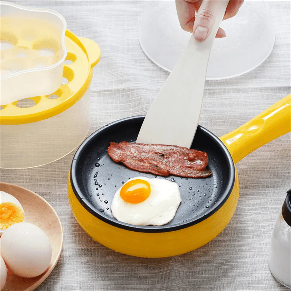 Mini Electric Frying Pan - Non-Stick Compact Cooker