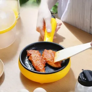 Mini Electric Frying Pan - Non-Stick Compact Cooker
