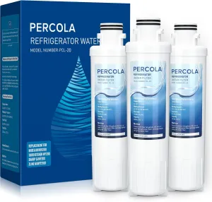 MIWF6200 Water Filter, Compatible with Sharp® SJWF200, SJG2254FS, Thor Kitchen® WF200, Zline® MIWFT2100, Midea® MRS26D5AST, MF-2008-R2, Zline® RFM-W-36 Refrigerator Models (3 Pack)