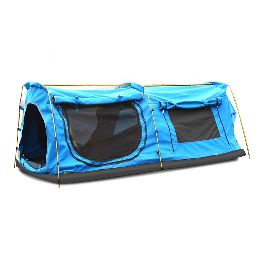 Mountview King Single Swag Camping Swags Blue