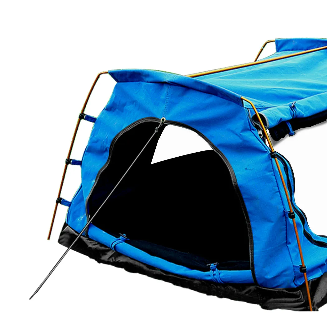 Mountview King Single Swag Camping Swags Blue