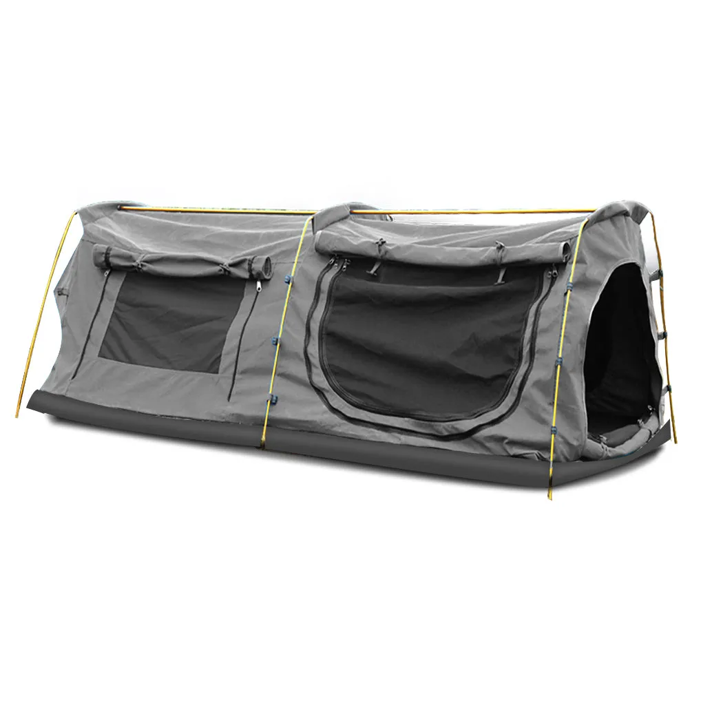 Mountview King Single Swag Camping Swags Grey