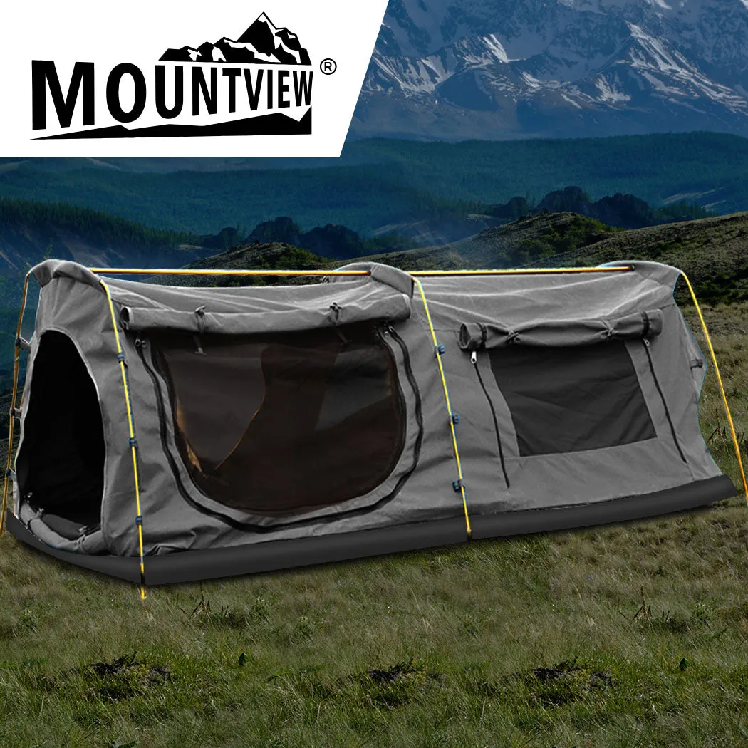 Mountview King Single Swag Camping Swags Grey