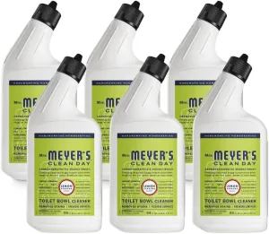 MRS. MEYER'S CLEAN DAY Lemon Verbena Toilet Bowl Cleaner, 24 Fl Oz. (Pack of 6)