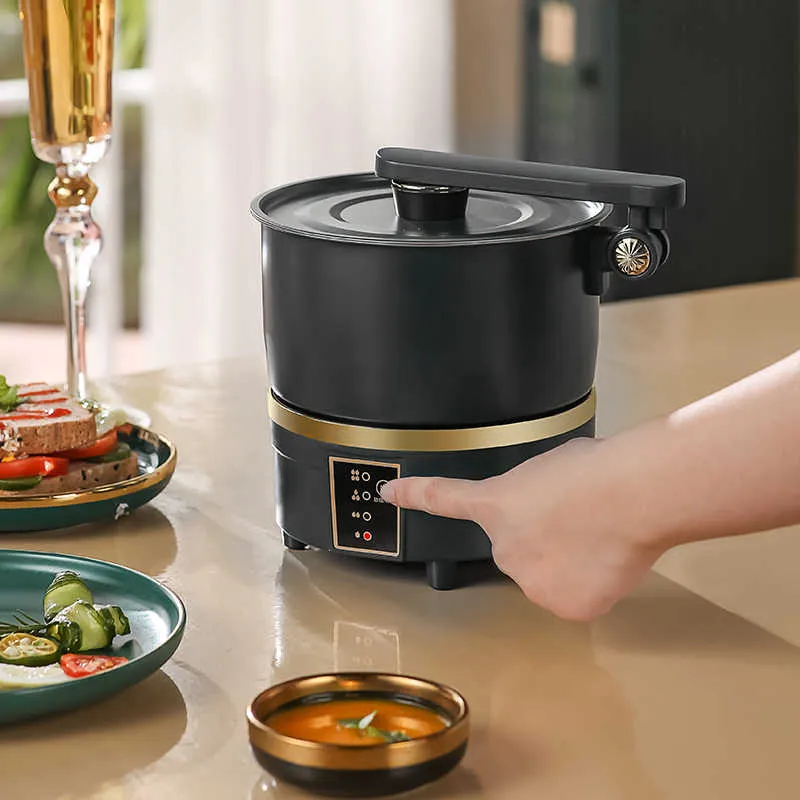 Multifunctional Electric Cooker 750W with Pot and Frying Pan