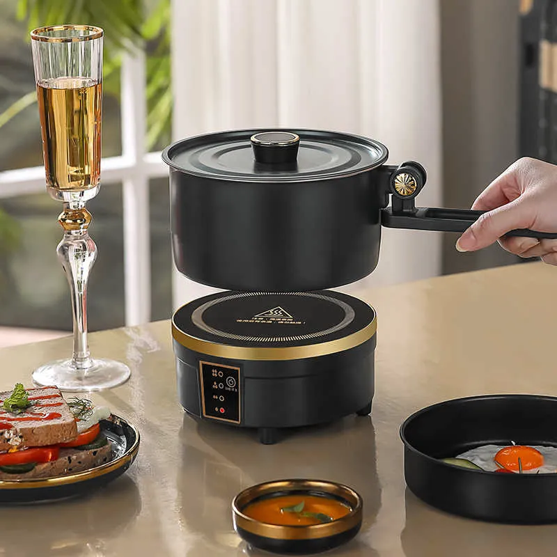 Multifunctional Electric Cooker 750W with Pot and Frying Pan