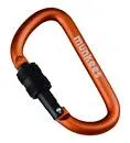 Munkees D-Shape Screw Lock Carabiner 8 x 80 mm