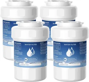 MWF Water Filter Compatible with GE® MWF®, SmartWater MWFP, MWFA, MWFINT, GWF, GWFA, HDX FMG-1, Kenmore® 9991, High Efficiency Filtration and Every 6 Months Value, NSF Certified, 4 Pack