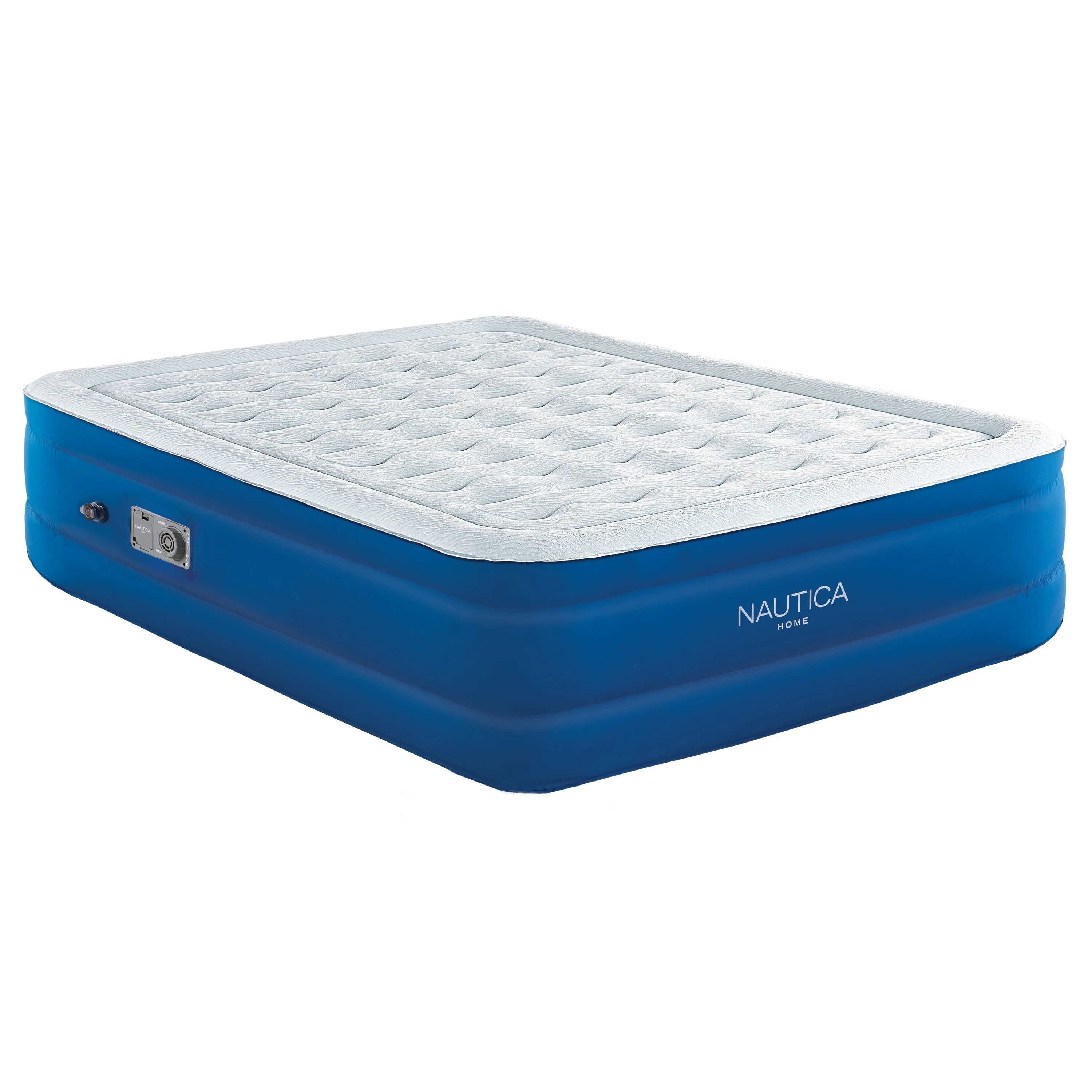Nautica Home Support Aire Air Blue/Gray Mattress with Inset Pump