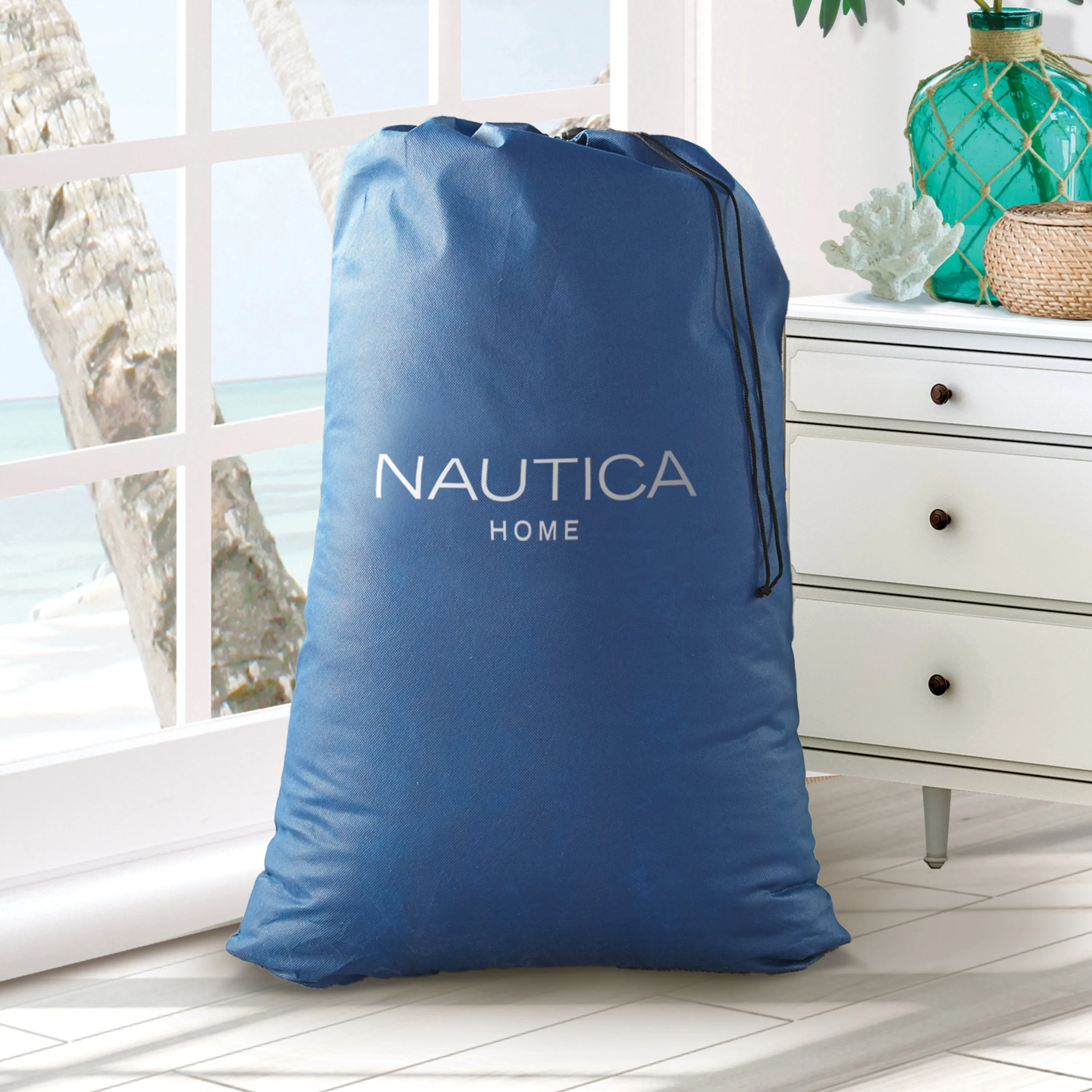 Nautica Home Support Aire Air Blue/Gray Mattress with Inset Pump