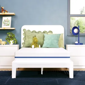 Nectar Kids Twin Mattress 8” - 2-Sided Design for Growing Children - Machine Washable Cooling Cover - Pressure Relieving Memory Foam - Fiberglass Free - 365 Night Trial