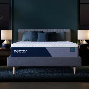 Nectar Premier Hybrid 13” King Mattress - Medium Firm - Memory Foam & Innerspring Coils - Cooling Upgrade - 2” Pressure Relief Layer - Mattress in a Box - 365-Night Trial & Forever Warranty