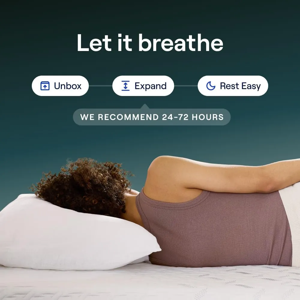 Nectar Premier Hybrid 13” King Mattress - Medium Firm - Memory Foam & Innerspring Coils - Cooling Upgrade - 2” Pressure Relief Layer - Mattress in a Box - 365-Night Trial & Forever Warranty
