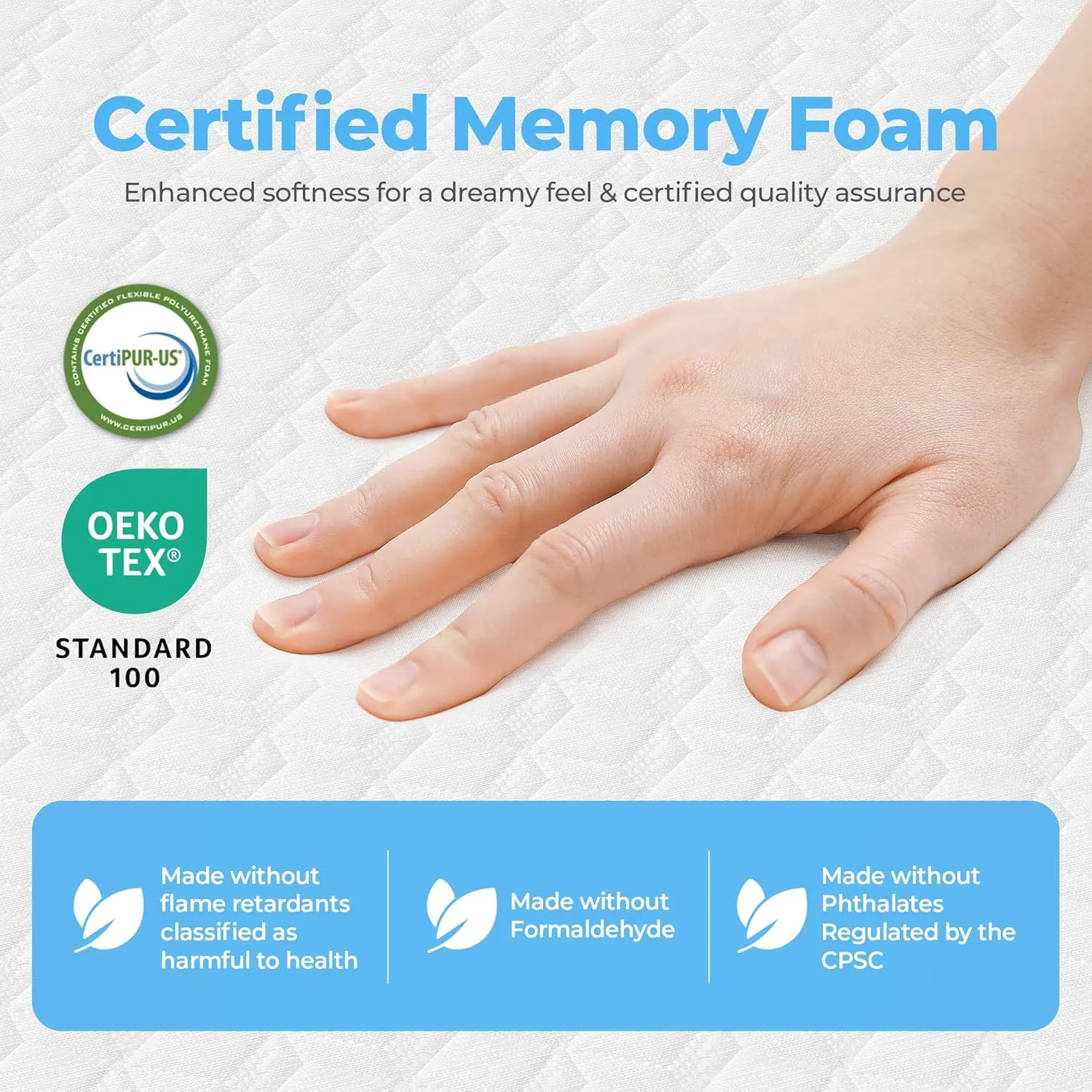 Neo Sleep 8 Inch Twin Cooling Gel Memory Foam Mattress Medium Firm CertiPUR-US Certified Foam, Mattress in a Box Enhanced Pressure Relief Removable Soft Cover No Fiberglass (Twin, 8 in)