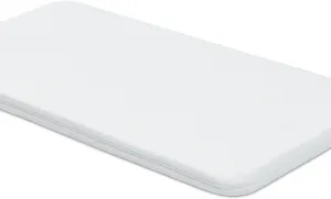 NeoBorn Baby Bassinet Mattress Pad, 47" x 23.6" Dual Sided Comfort Gel Memory Foam Mattress with Removable Soft Tencel Cover Fit for ADOVEL/BabyBond/ANGELBLISS/ELEMARA Bassinet Bedside Crib