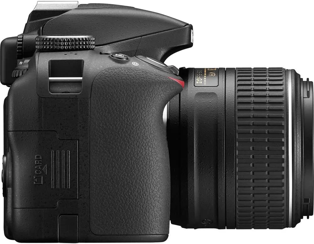Nikon D3300 24.2 MP CMOS Digital SLR with Auto Focus-S DX Nikkor 18-55mm f/3.5-5.6G VR II Zoom Lens (Black)