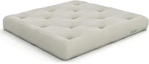 Nirvana Futons Extra Thick Premium 10-Inch Loveseat Futon Mattress, Ivory Twill - Made in USA