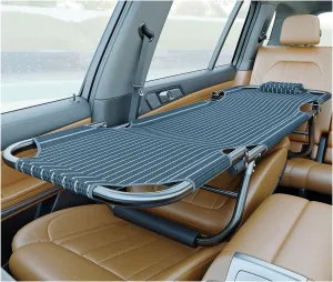 Non-Inflatable Car Mattress,Folding Travel Bed Outdoor Camping Bed Easy to Clean Suitable for The Rear Seat of Most Cars(Color:A)
