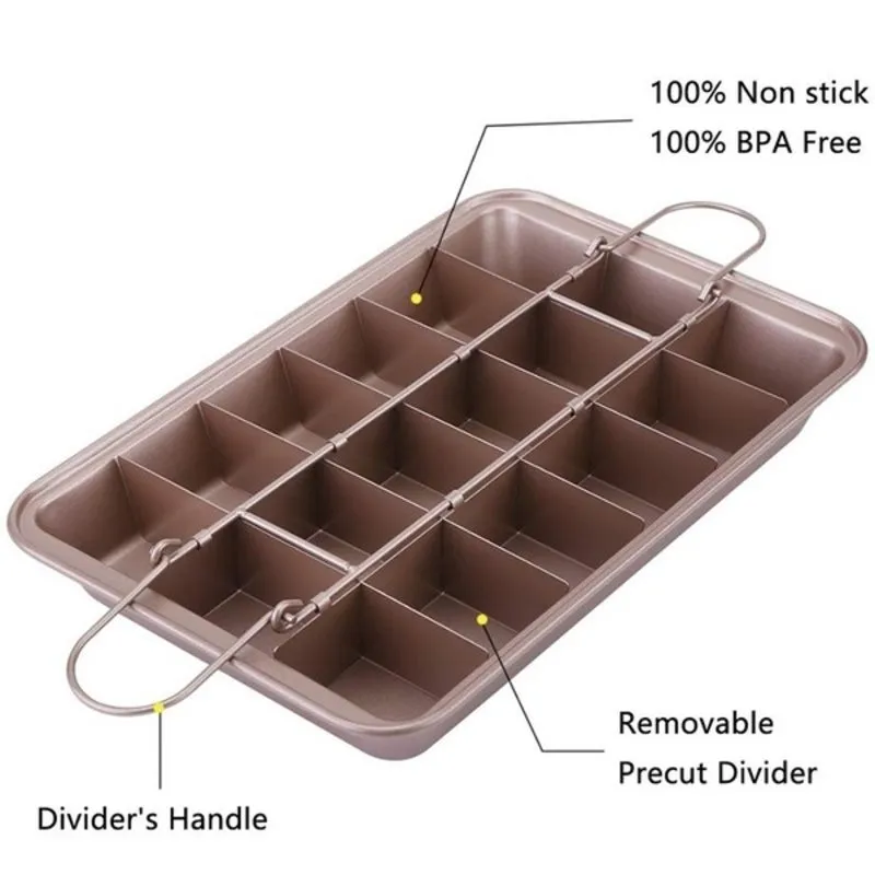 Non Stick Cake Brownie Pan Baking Mold