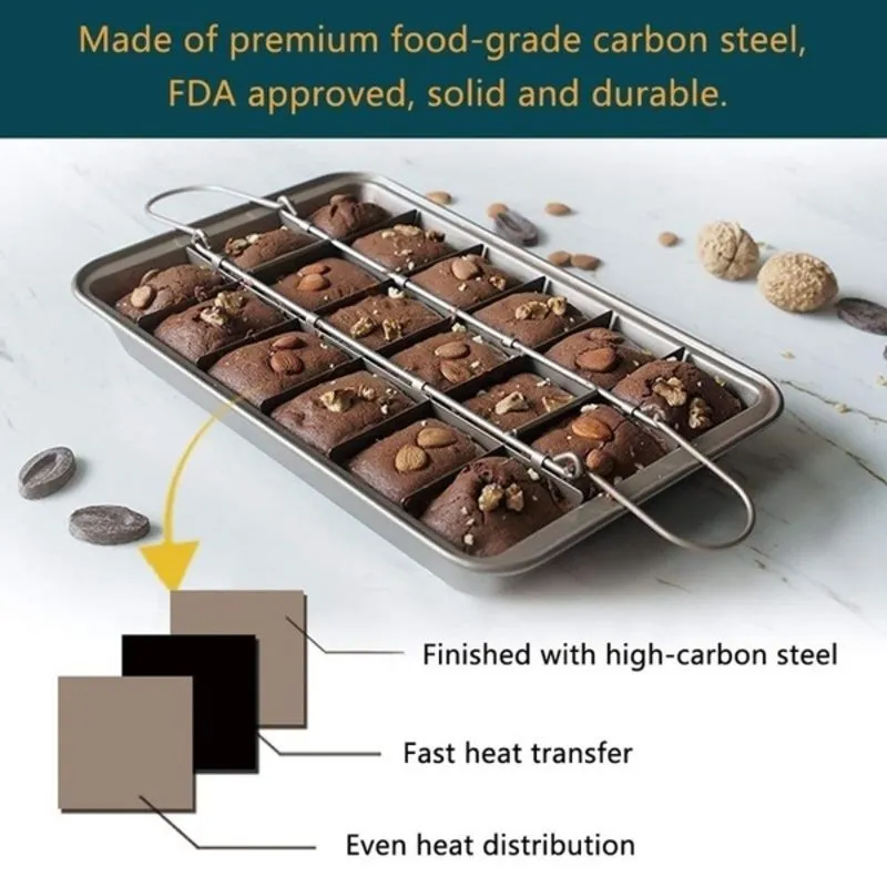 Non Stick Cake Brownie Pan Baking Mold