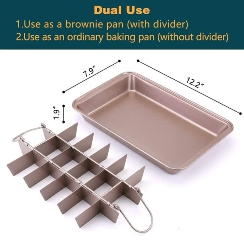 Non Stick Cake Brownie Pan Baking Mold