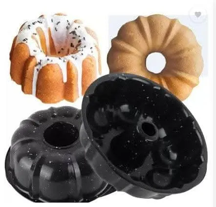 Nonstick Bakeware Pumpkin Shape Cake Mold (Black)