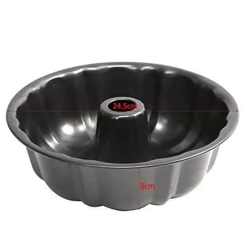 Nonstick Bakeware Pumpkin Shape Cake Mold (Black)