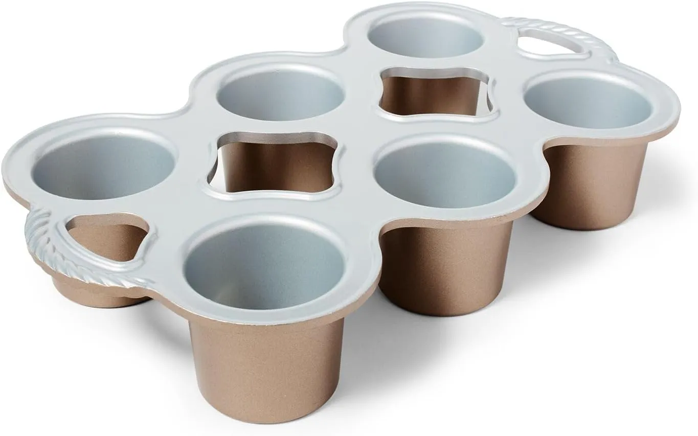 Nordic Ware 6-Cavity Popover Pan, Toffee