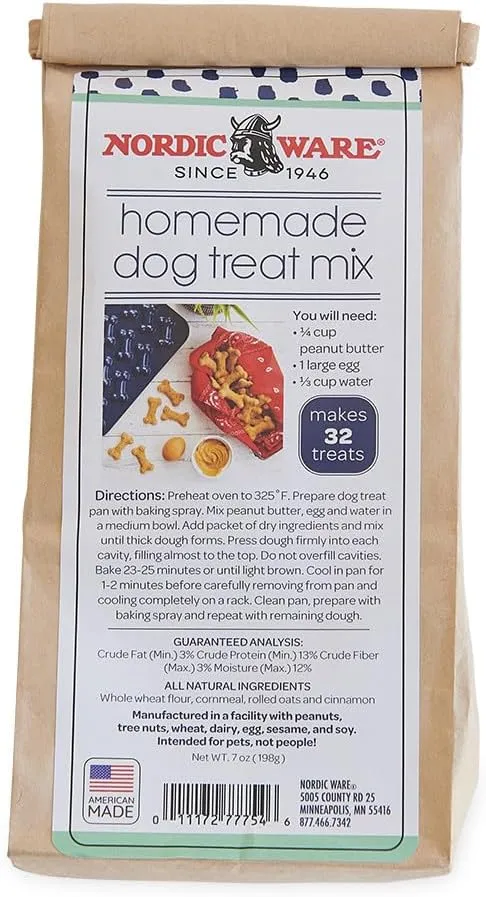 Nordic Ware Formed Puppy Love Treat Pan with Mix, 16 Cavities, Twilight Blue