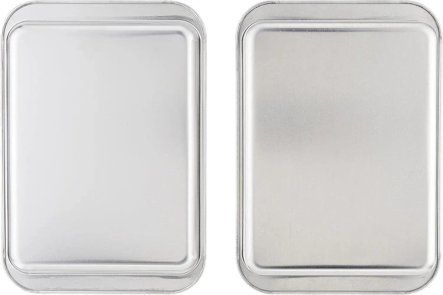 Nordic Ware Naturals 3 Piece Compact Pan Set, Toaster Oven, Counter Ovens, Air Fryer and Broiler Safe, Size for 1-2 Portions - Includes Baking Sheet, Broiling Rack and Rectangular Pan