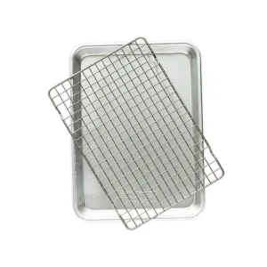 Nordicware }| Half Sheet with Oven Safe nonstick grid