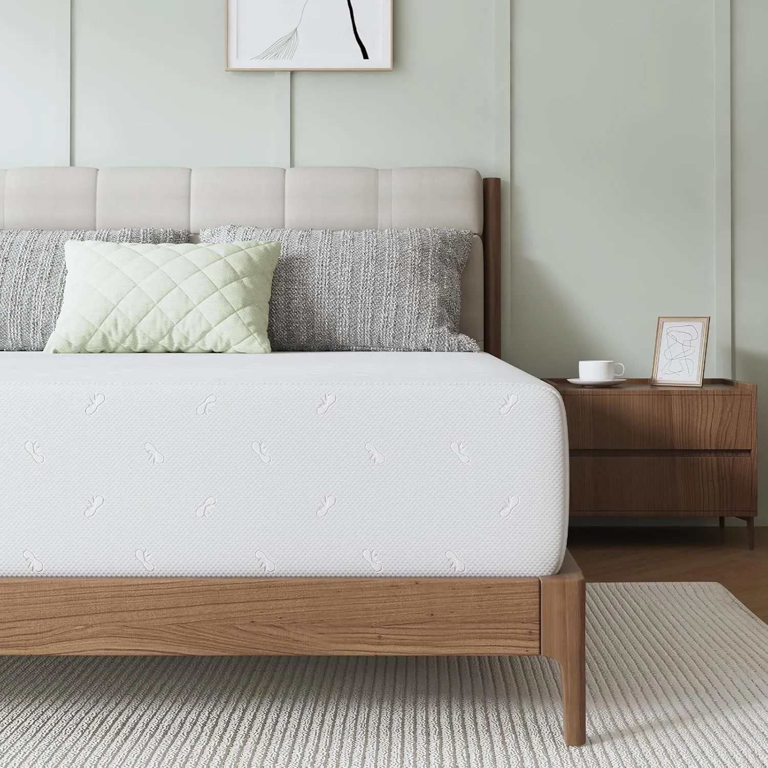 Novilla 8 Inch Twin Size Mattress, Twin Memory Foam Mattress for Kids with Comfortable & High-Density Support Foam for Cool Touch & Pressure Relief Mattresses in a Box Medium Firm Feel