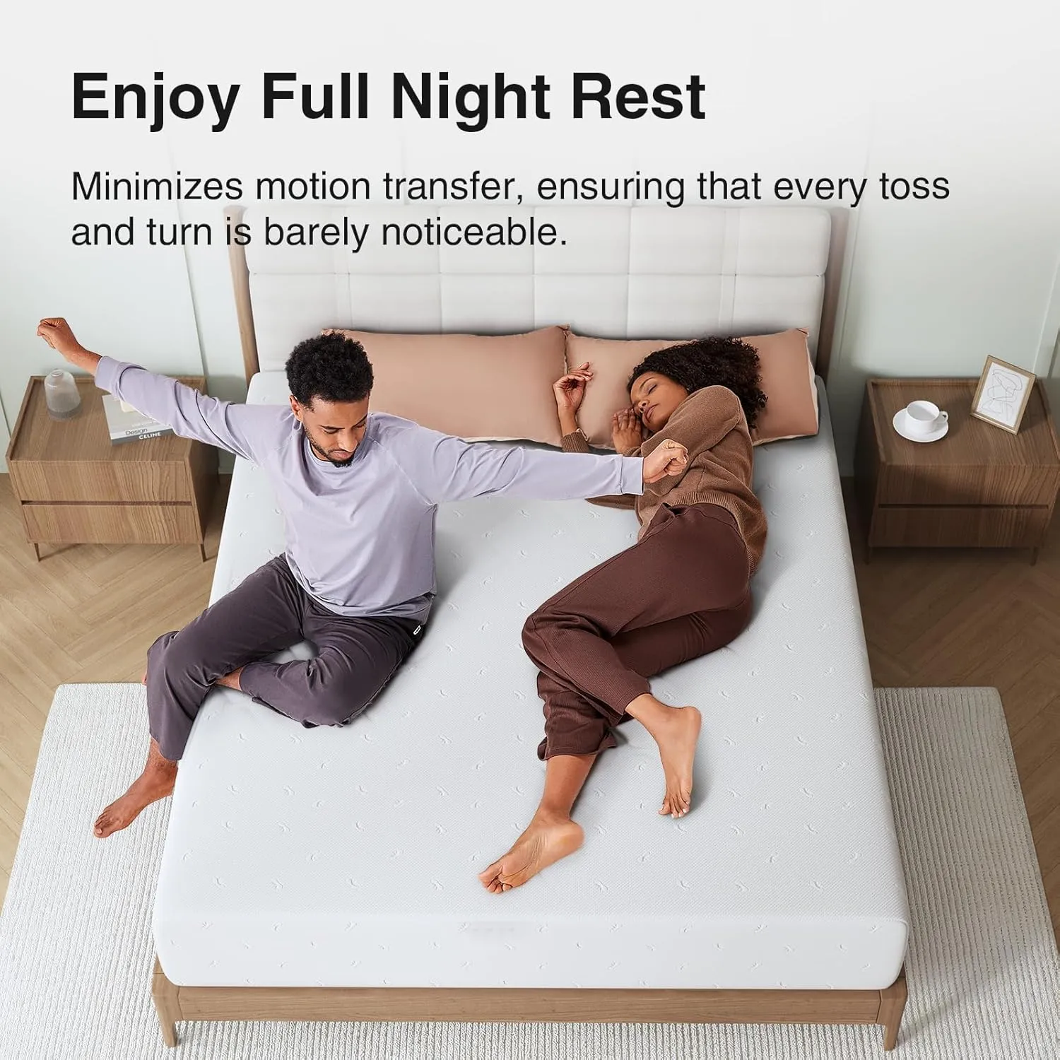 Novilla 8 Inch Twin Size Mattress, Twin Memory Foam Mattress for Kids with Comfortable & High-Density Support Foam for Cool Touch & Pressure Relief Mattresses in a Box Medium Firm Feel