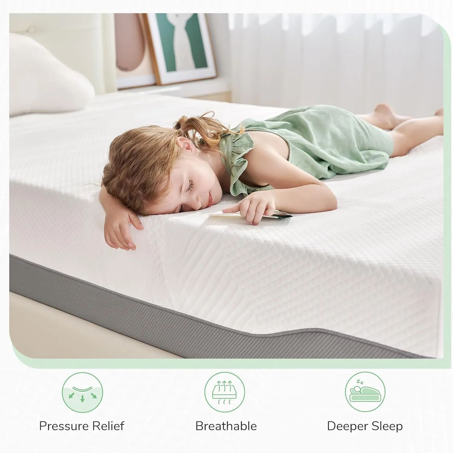 Novilla Full Size Mattress, 12 Inch Foam Mattress in a Box, Gel Memory Foam Mattress for Pressure Relief & Motion Isolation, Bed Mattresses with Medium Soft