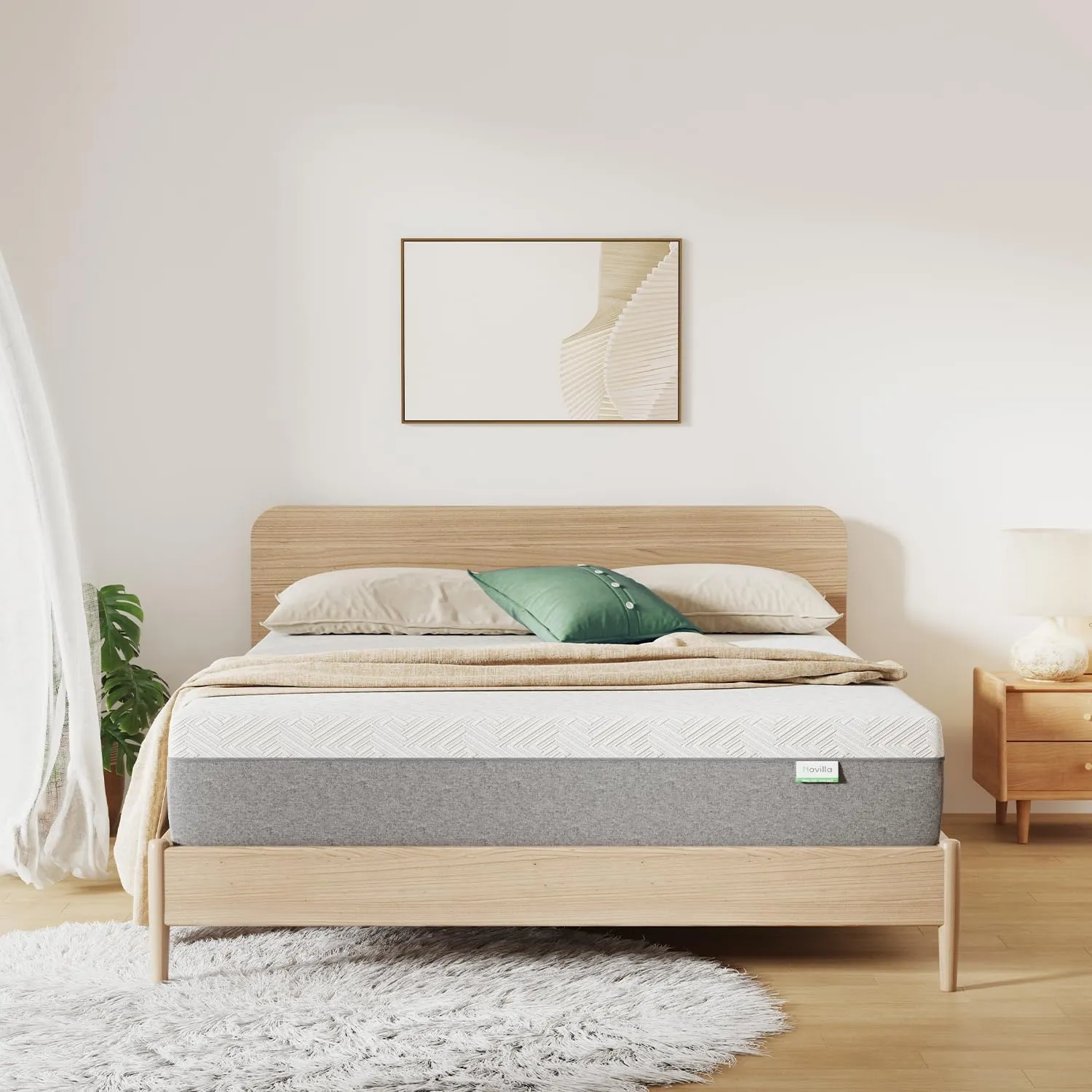 Novilla Mattress Queen Size, 14 Inch Gel Queen Memory Foam Mattress in a Box for Suppotive, Pressure Relieving & Plush Comfort, Bliss