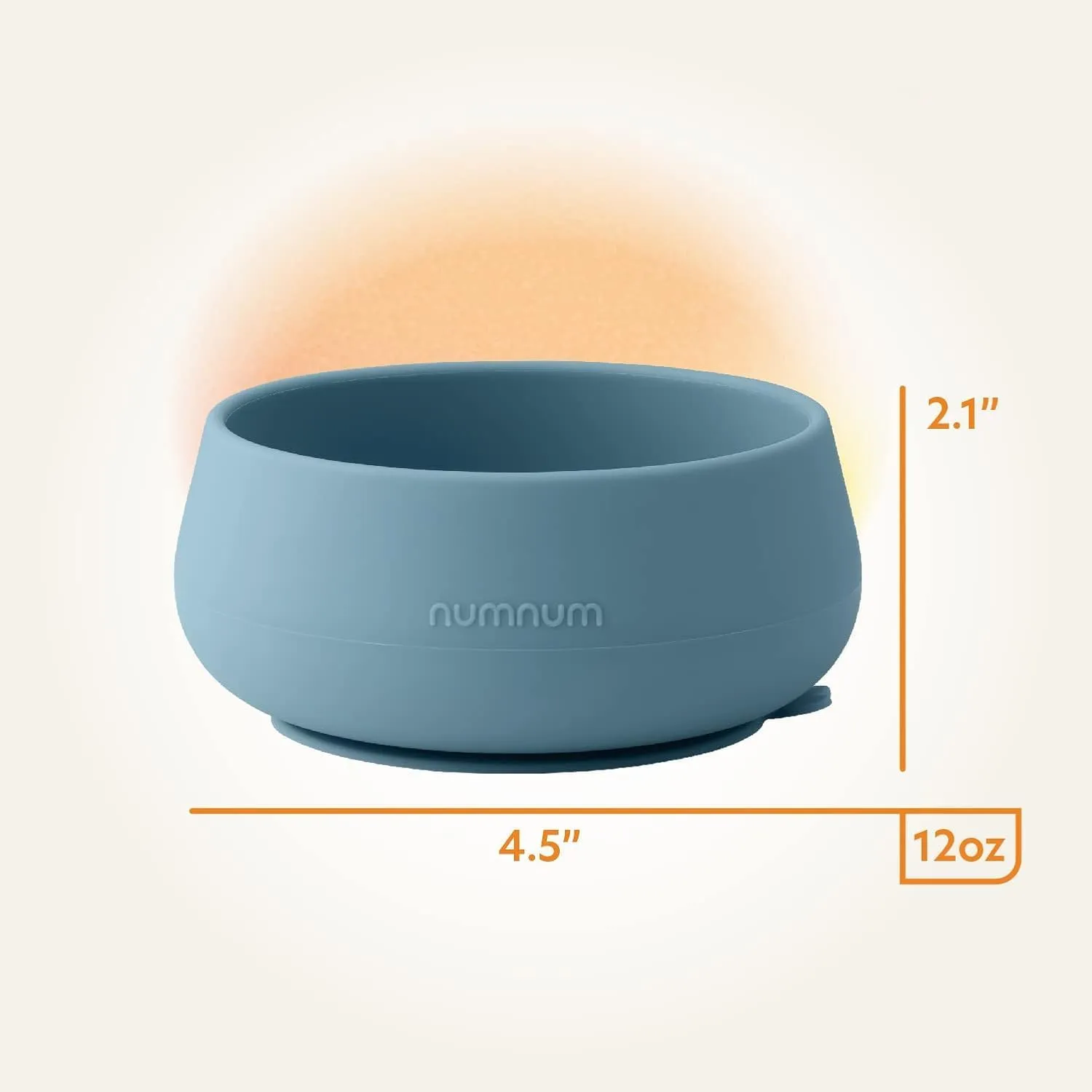 NumNum Suction Bowls for Babies & Toddlers, Extra Strong Non-Slip Suction, 100% Food-Grade Silicone, BPA-Free, Microwave & Dishwasher Safe, Baby-Led Weaning Bowl, 3-Pack With Lid, Beige/Green/Mauve