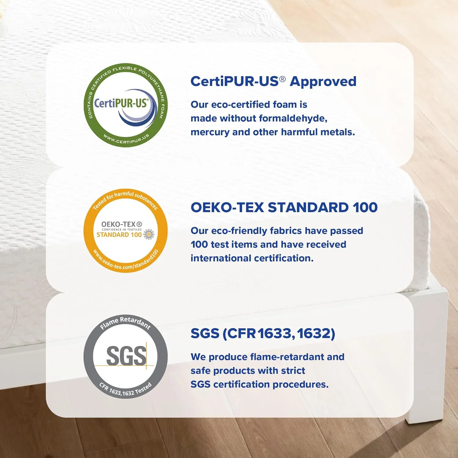 Olee Sleep Full Mattress, 8 Inch Gel Memory Foam Mattress, Gel Infused for Comfort and Pressure Relief, CertiPUR-US Certified, Bed-in-a-Box, Medium Firm, Full Size
