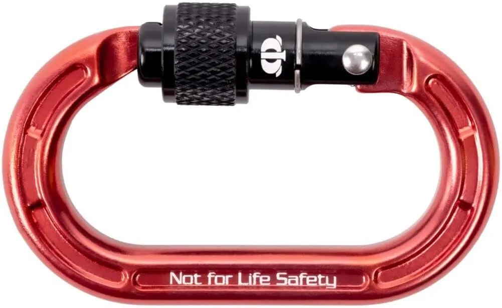 Omega Pacific Micro Raider Aluminum Keylock Screw-Lok - Our Top Carabiner has been Scaled Down to Create The Ultimate Accessory Connector