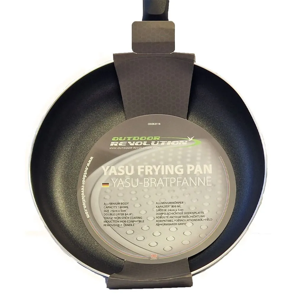 Outdoor Revolution Yasu 24cm Frying Pan - Removable Handle