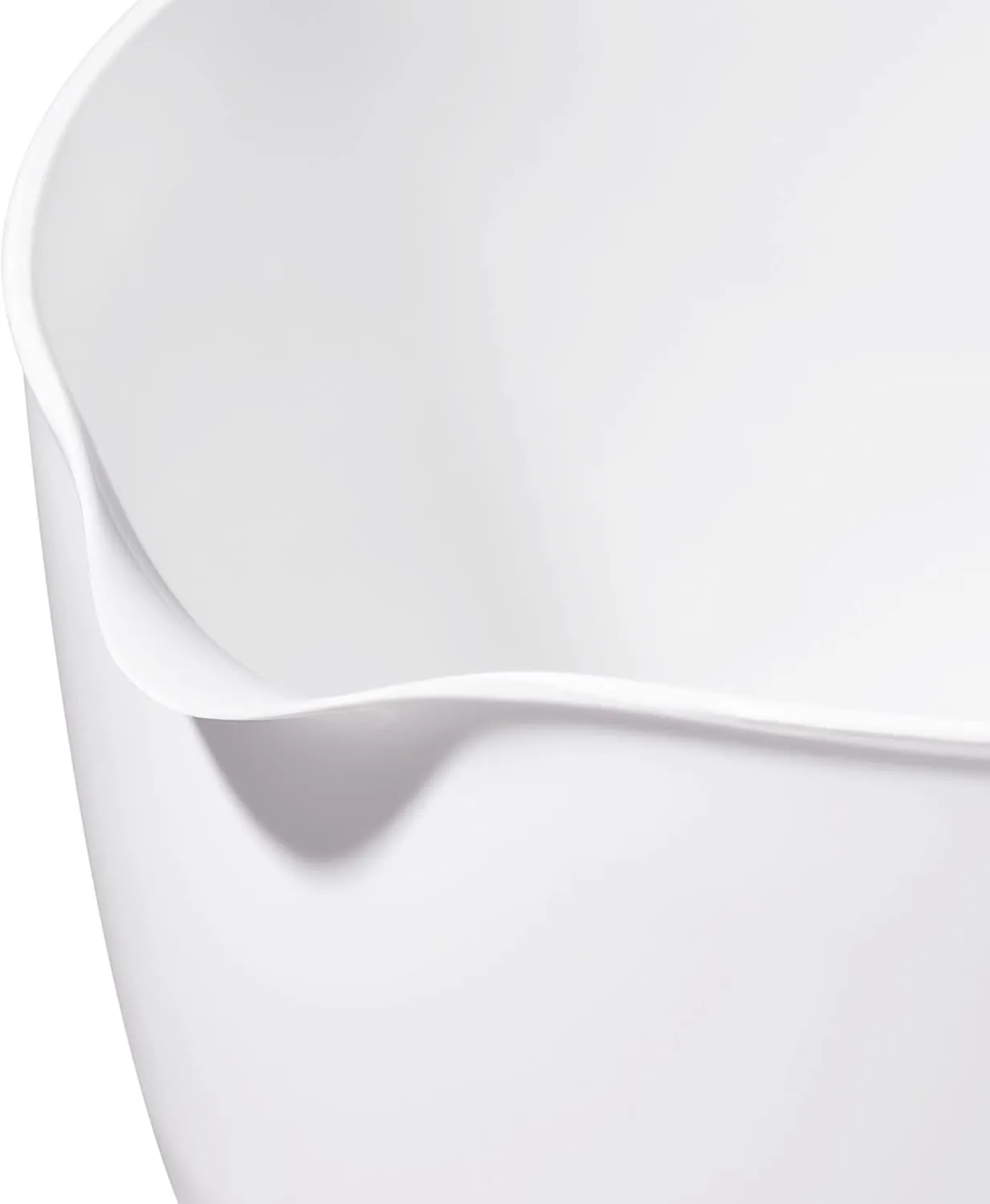 OXO Good Grips 3- Piece Plastic Mixing Bowl Set, 2500 ml,White/Black