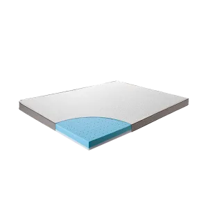 Palermo Queen Memory Foam Mattress Topper Cooling Gel Infused CertiPUR Approved