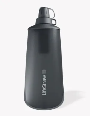 Peak Series Collapsible Squeeze Bottle with Filter - 1L