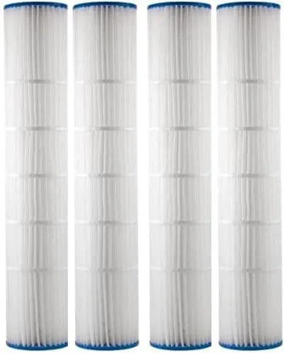 Pentair 4 Pack 25 sq. ft. Cartridge Filter Quad D.E. 100 178656 C-6900 FC-1963