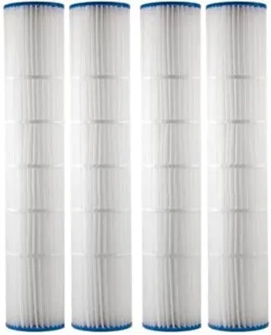 Pentair 4 Pack 25 sq. ft. Cartridge Filter Quad D.E. 100 178656 C-6900 FC-1963