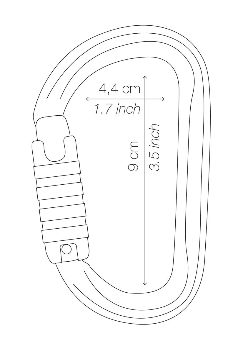 Petzl - Am´D SCREW-LOCK - Black