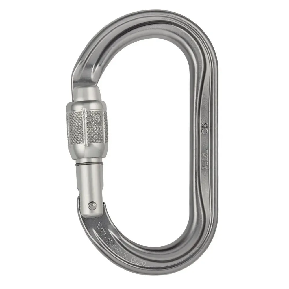 Petzl OK Oval Carabiner - Screwgate