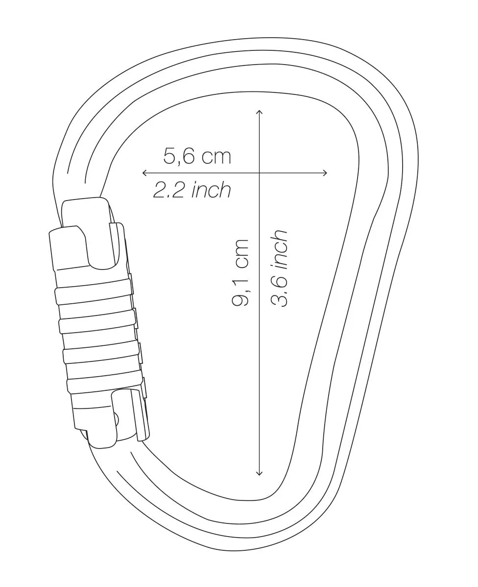 Petzl - WILLIAM - BALL-LOCK - Gold